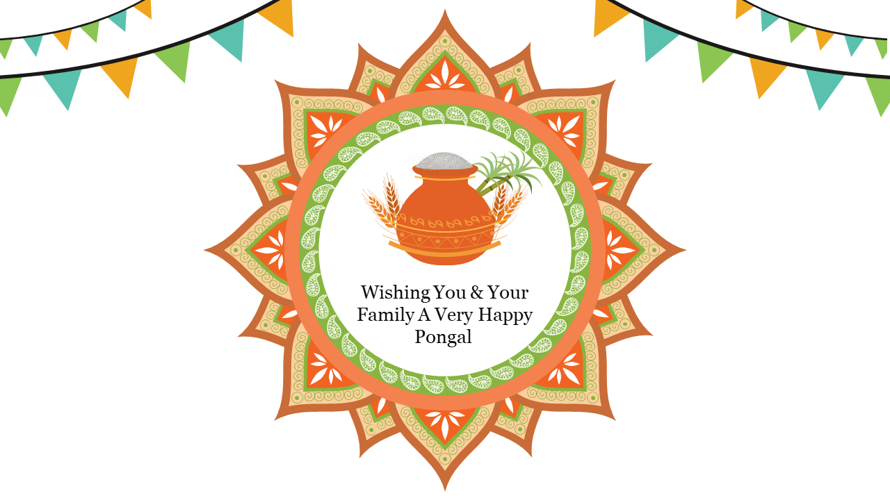 Creative Pongal PowerPoint Download PPT Template 